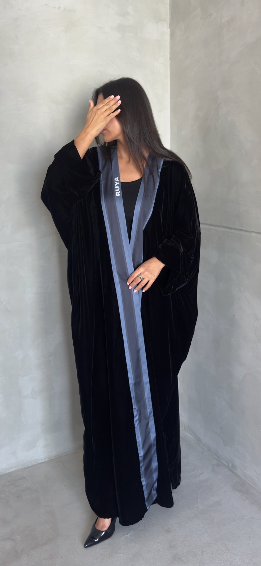 Ruya signature in blue
